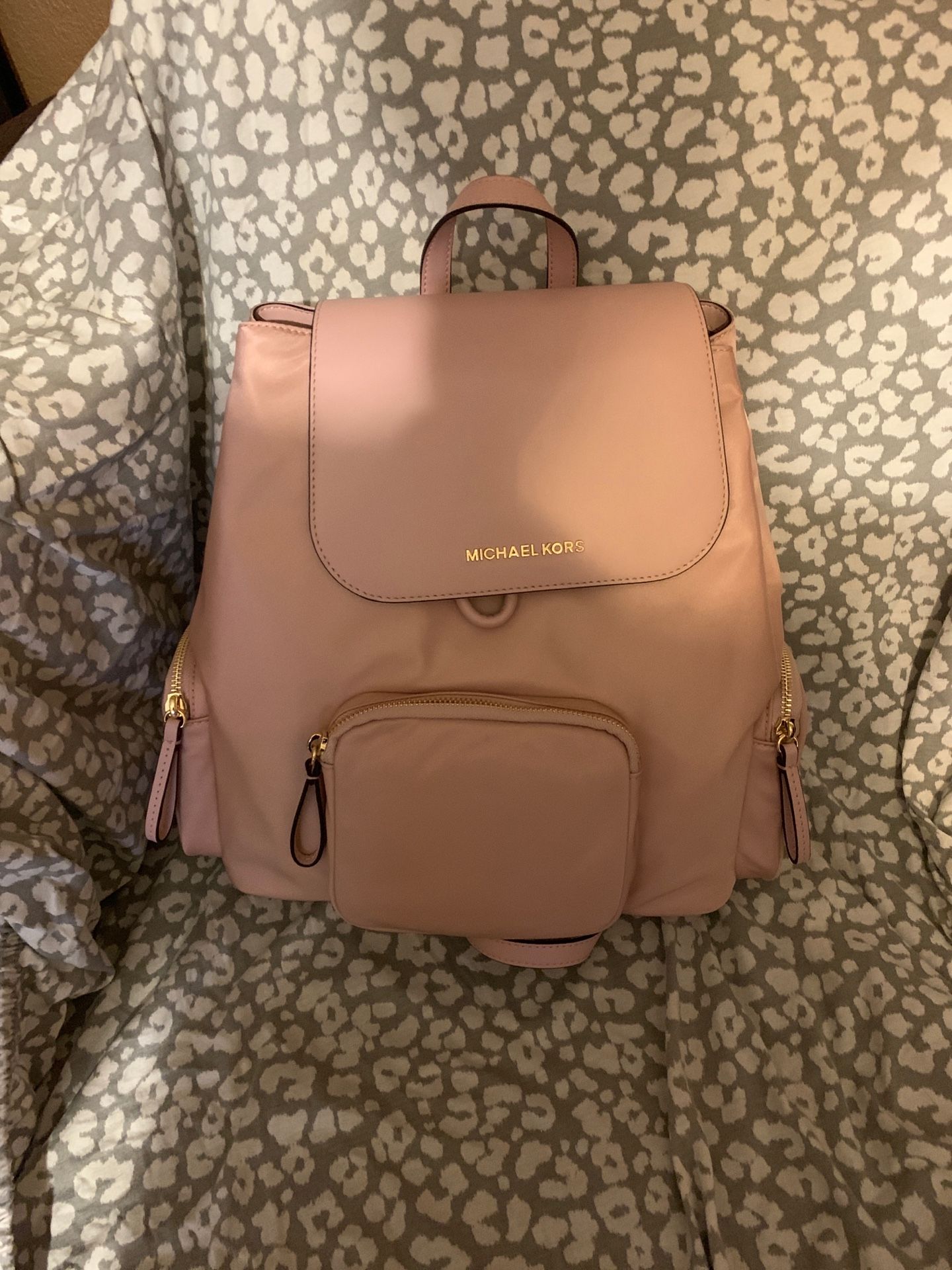 Michael Kors pink backpack