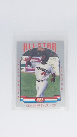 (RARE) 1988 Cal Minor League Spirit All-Star Ken Griffey Jr RARE