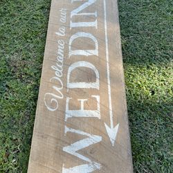 Wedding Sign Sign Wood 