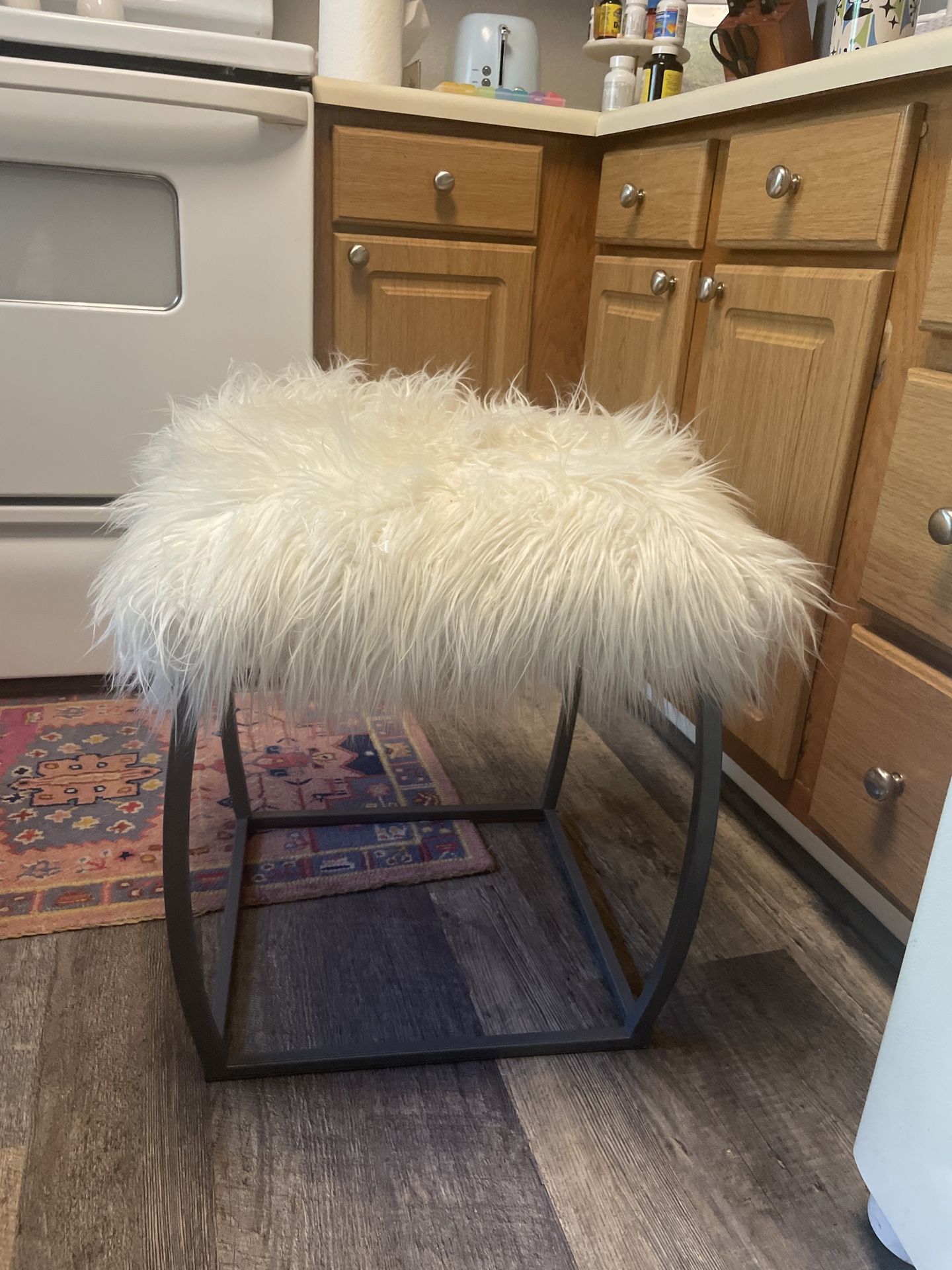 Faux Fur Bench Or Seat