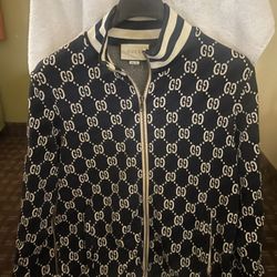 Gucci Gg Jacquard Jacket