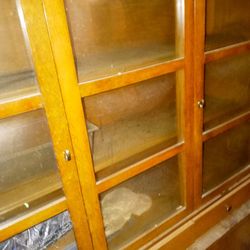 50's Hutch Bubbled Glass Awesome !!!