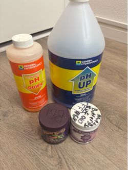 ph up , ph down and fox farm blooming fertilizer