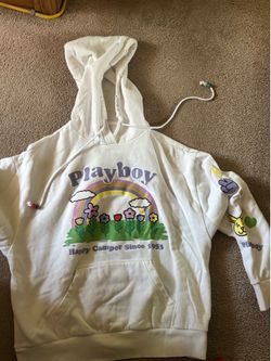 White playboy sweatshirt hoodie
