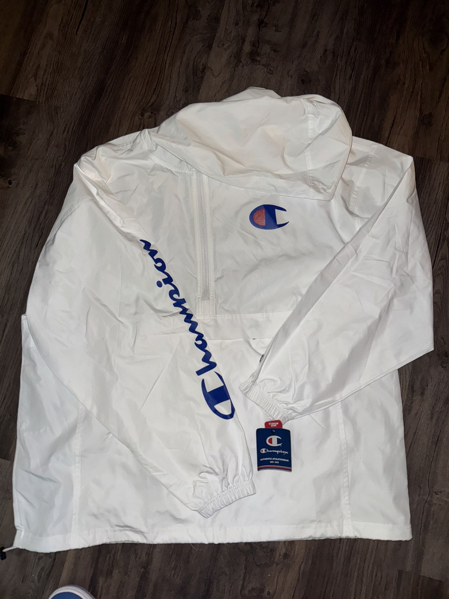 BRAND NEW! 2xl Champion Pull Over Jacket W Tags.