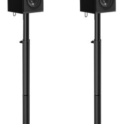 Mounting Dream Speaker Stands Height Adjustable for Satellite & Small Bookshelf