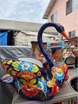 Macetas de Talavera y Decoraciónes,diferentes diseños y diferentes $$precios .