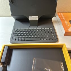 ZAGG Messenger Folio 2 Tablet Keyboard & Case, Laptop-Style Keys, Built-in Stand for iPad 11" (A16) & 10.9-inch 10th GEN iPad