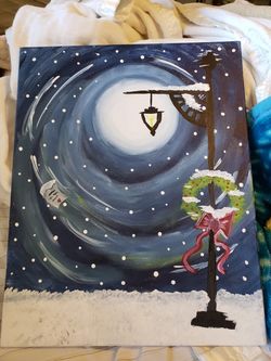 Christmas painting