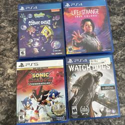 Bundle of 4 PlayStation Games