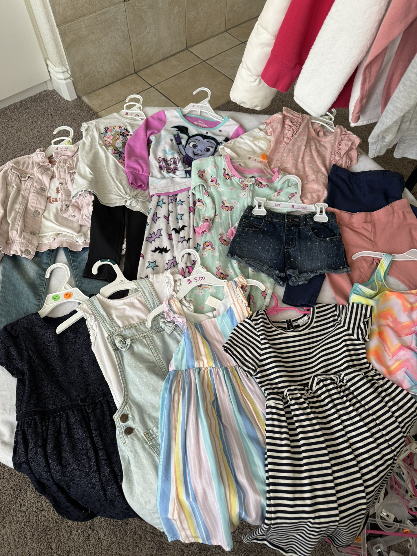4T Girl Clothes 24pc