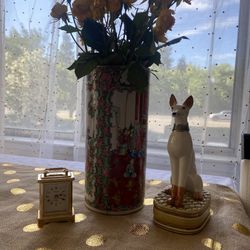 Vintage Linden gold clock made in Japan