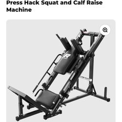 3-In-1 Leg Press Hack Squat and Calf Raise Machine