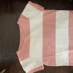 Pink/White Stripped Shirt