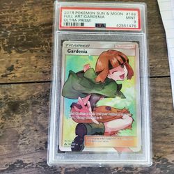 Pokemon Ultra Prism Gardenia Full Art PSA 9