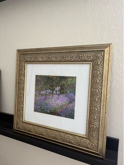 framed art print of Claude Monet's 'The Artist's Garden at Giverny'
