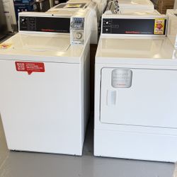 Speed Queen Commercial Coins Washer And Dryer 