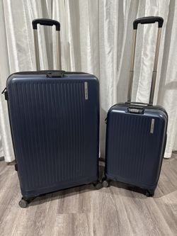 Samsonite Amplitude Hardside Luggage Set 29" & 21" w/ 360 wheels In Blue 