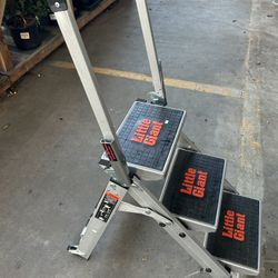 Little Giant Folding Safety Step Ladder 