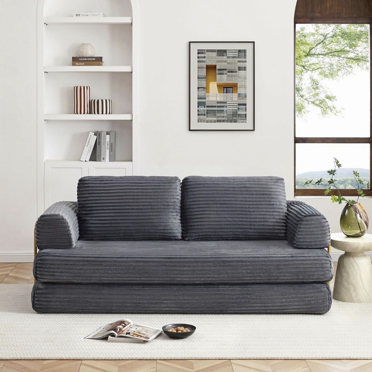 HANXIN Convertible Sleeper Sofa Bed