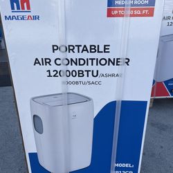 12,000 Btu Portable Air Conditioner /Window AC With Complete Kits