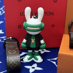Louis Vuitton Bunny & Leather Strap Combo Set - New in Box Luxury Gift