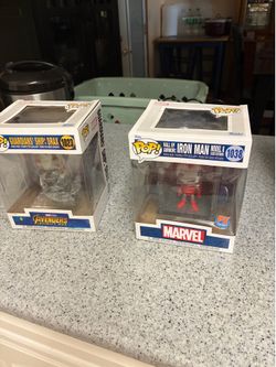 Guardians of the Galaxy figures.