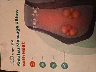 Snailax Shiatsu Massage Pillow with Heat