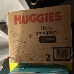 New In Box Diapers 180ct