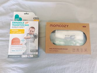 2 Swaddle blankets & love to dream sleep bag size L