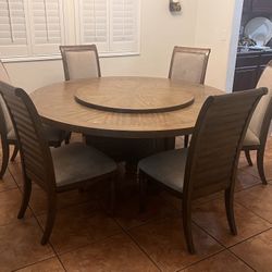 Dinner table Round Teal