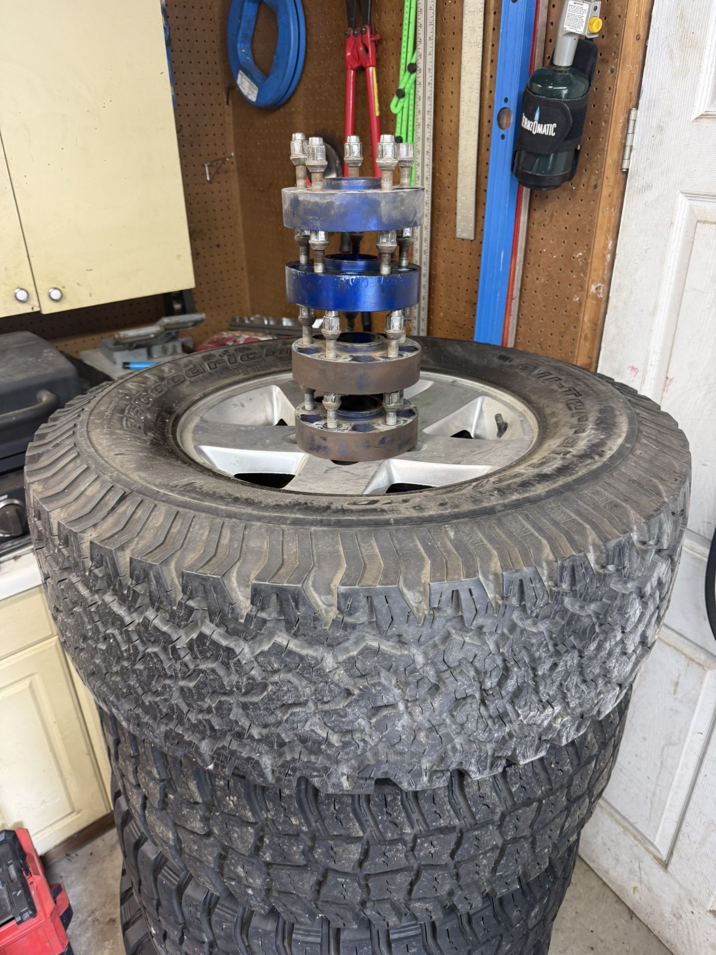 Tires And Wheels and spacers for a 2007 Jeep Wrangler