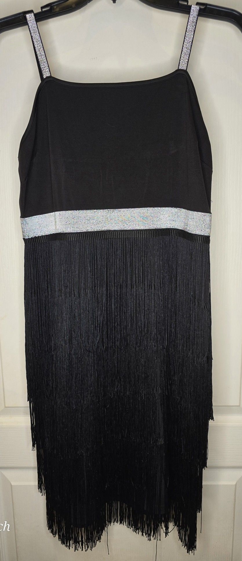 Women's Black Flapper Dress Costume Party Cosplay Evening Dress