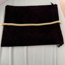 10k Gold Franco Bracelet