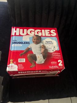 Huggies Little Snugglers Size 2 Diapers 148 Count
