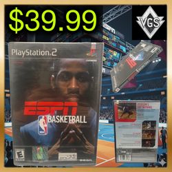 *SEALED* ESPN NBA Basketball — PlayStation 2 — 2003