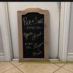 Chalkboard Sign