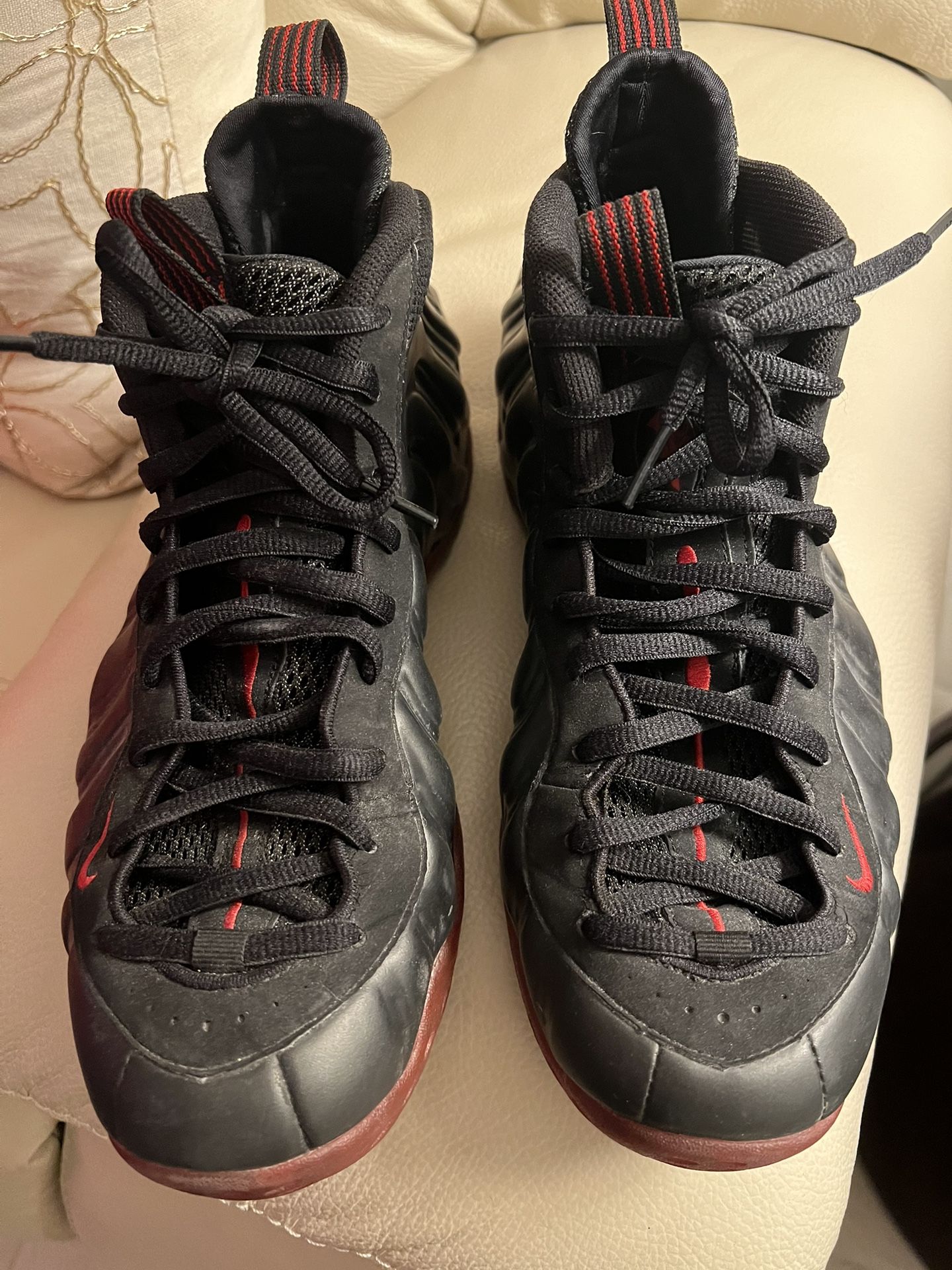 Nike foam posits size 9.5 Air foamposite trainers Nike Black size 9.5 US in Rubber  main image 2