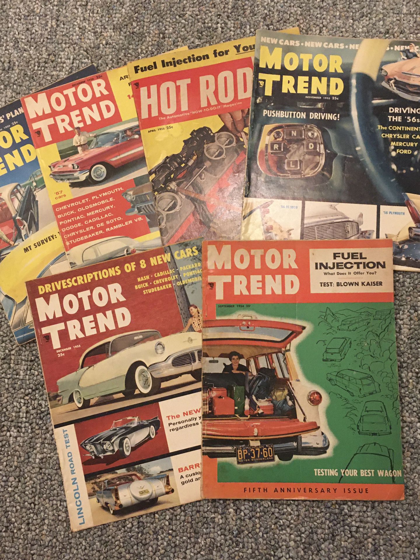 Motor Trend and Hot Rod Magazines