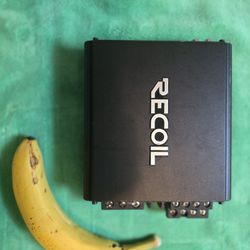 Recoil DI800.4 Full-Range Class-D 4-Channel Car Audio Amplifier, 1500 Watts, 2-4 Ohm Stable, Mosfet Power Supply, Bridgeable