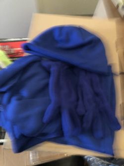 Brand new still in packing set of fleece gloves , beanies hat , scarfs just in time for Christmas present