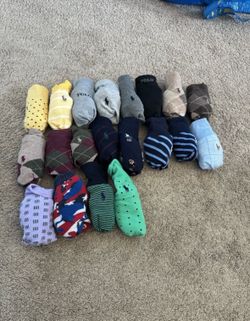 Polo Ralph Lauren Dress Socks Business Casual (Lot Of 20)