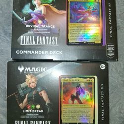 Magic The Gathering Final Fantasy  Commander Deck Bundle 