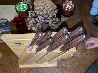Imarku Kitchen Knife Set - 9 Pcs Minus Scissors