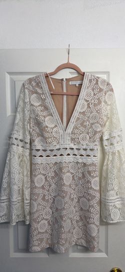 White lace dress