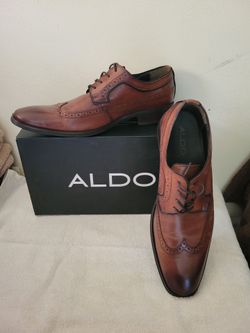 Aldo size 12, men's shoe, color cognac/bronze
