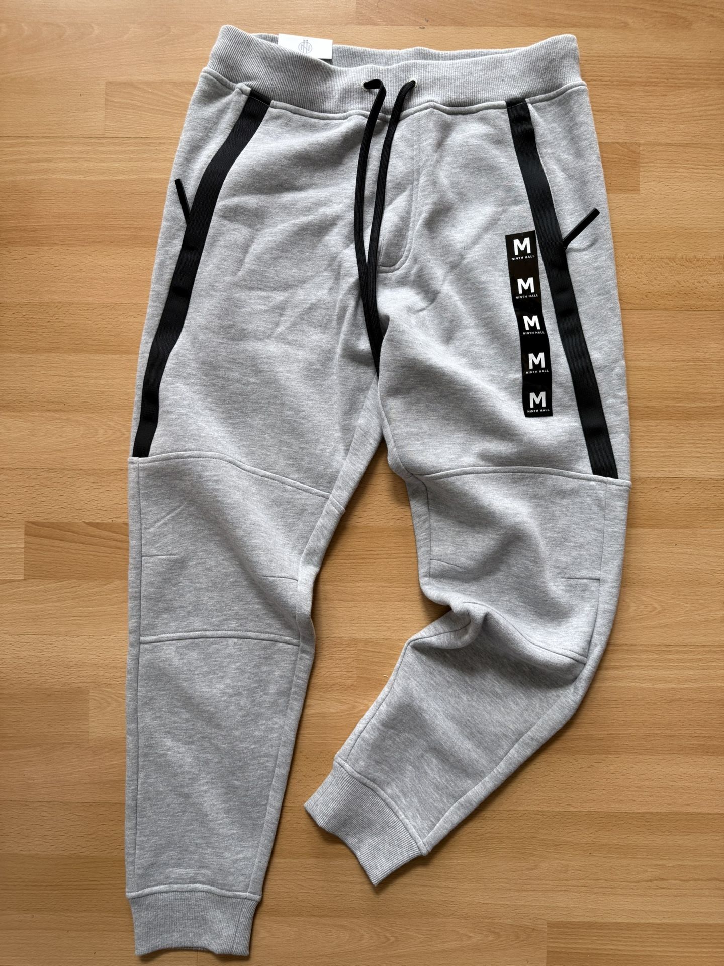 NWT NEW Men M Zumiez Ninth Hall Fune Full Elastic Heather Moto Jogger Sweatpant