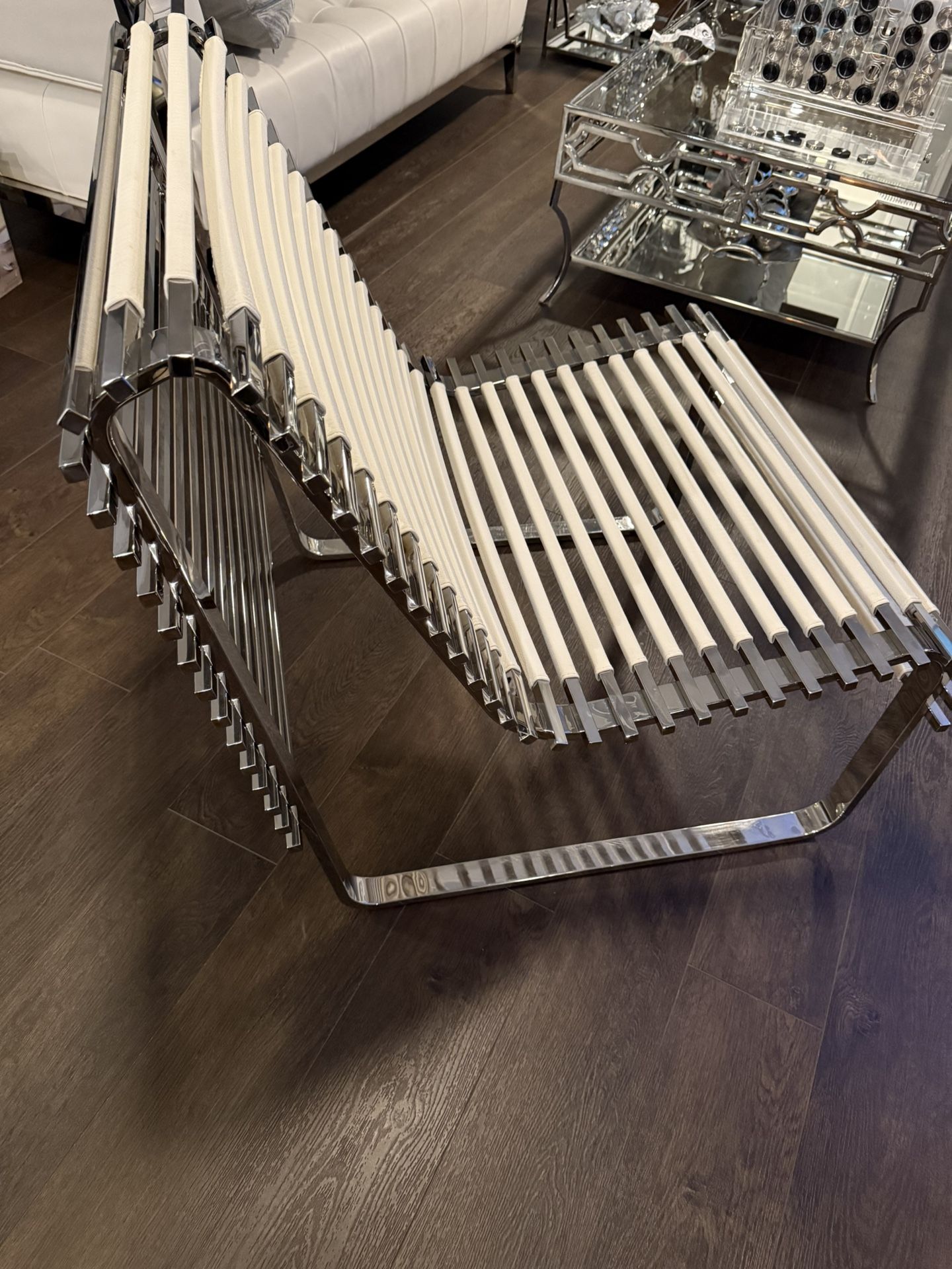 El Dorado Accent Chair In Silver