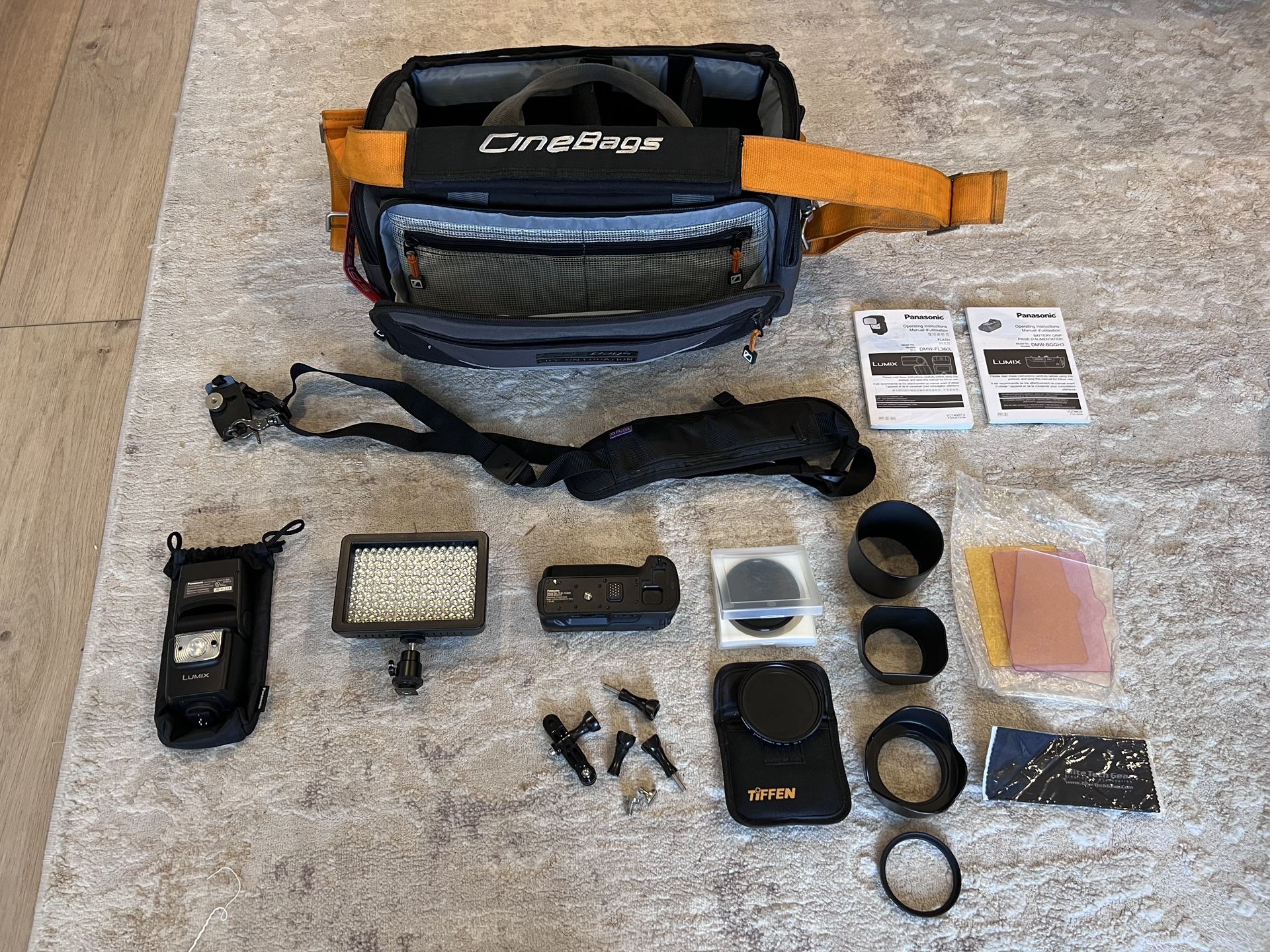 Panasonic LUMIX GH4 Accessories - Barely Used! Price: $400 (valued at $600+)