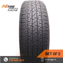 Set of 2 Used  7.5/32    225/65R17  102H  Firestone  Destination LE2